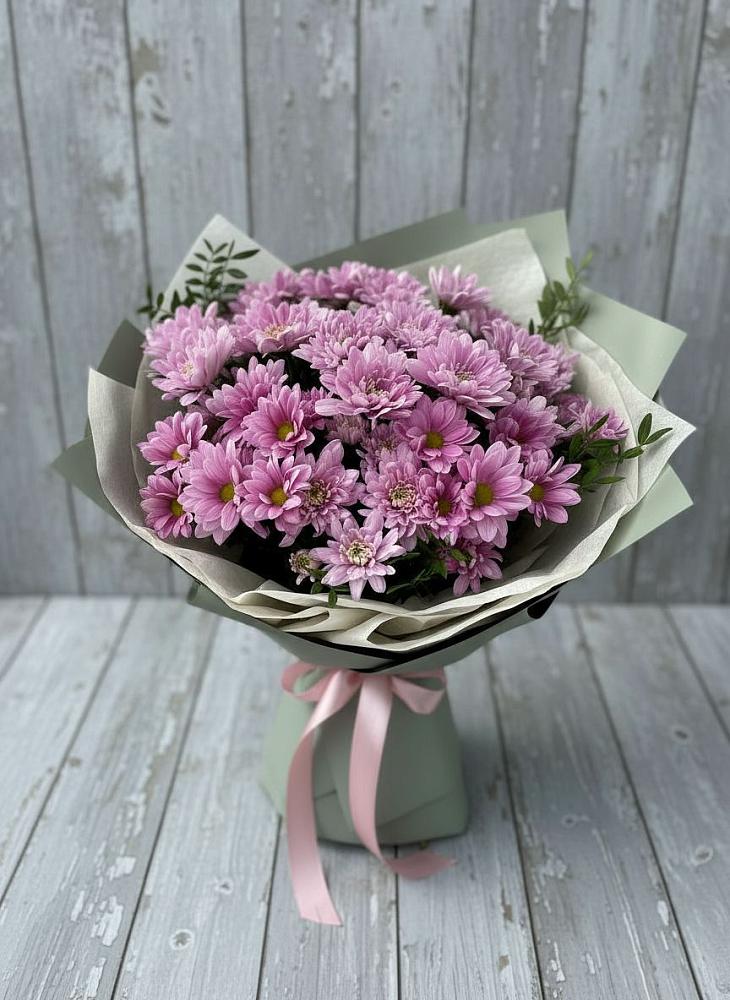 Букет цветов из: Хризантемы в Бородинское поле