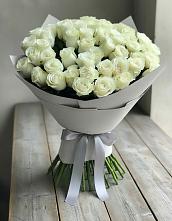 Букет 35 Белых роз в Бородинское поле