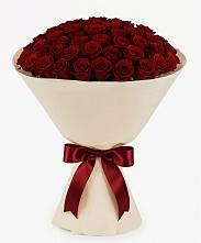 Букет 101 Бордовая роза Блэк Бакарра в Бородинское поле