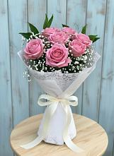 Букет цветов из:  Розы в Бородинское поле