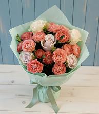 Букет цветов из:  Розы в Бородинское поле