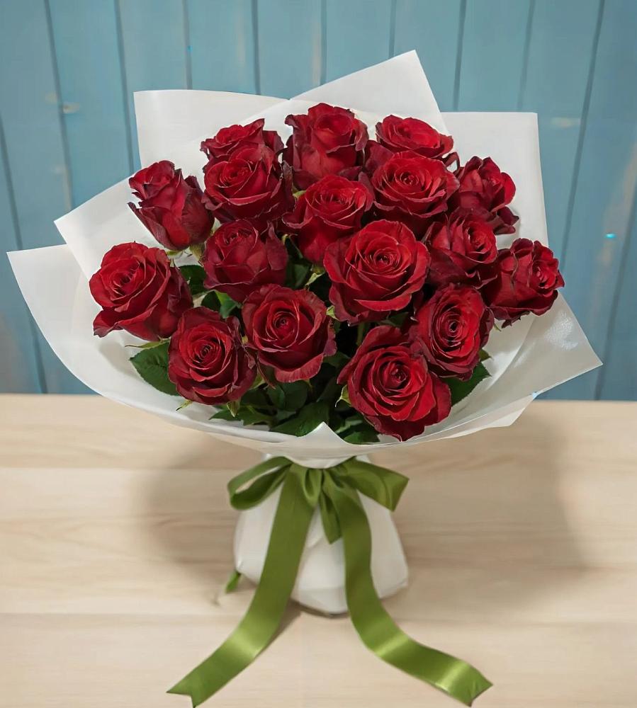 Букет Красные розы в Бородинское поле