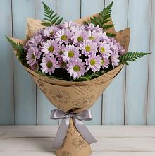 Букет цветов из:  Хризантемы #REPLACE_PRED# Бородинское поле