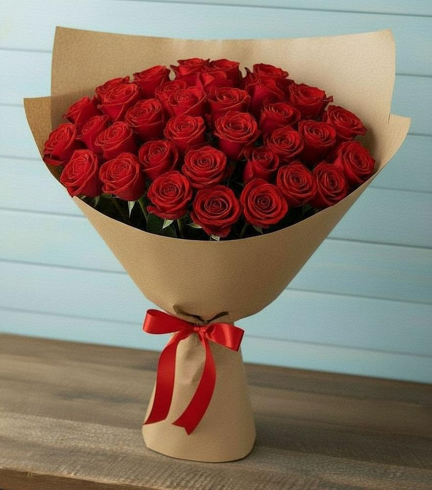 Букет Красные розы Милано в Бородинское поле