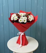 Букет цветов из:  Хризантемы #REPLACE_PRED# Бородинское поле