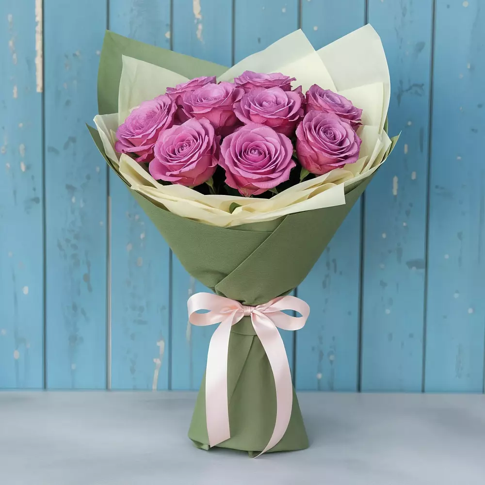 Букет Розы Фёрст Леди в Бородинское поле