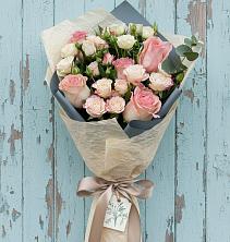 Букет цветов из:  Розы в Бородинское поле