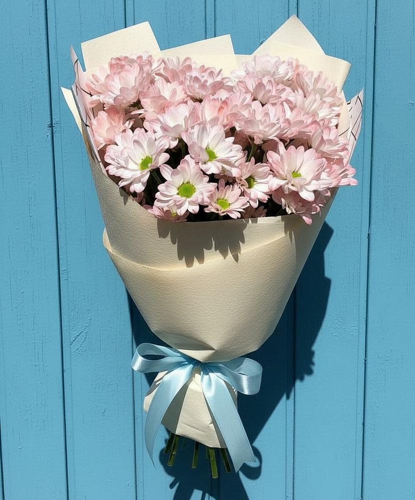 Букет цветов из: Хризантемы в Бородинское поле