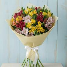 Букет цветов из:  Альстромерии в Бородинское поле