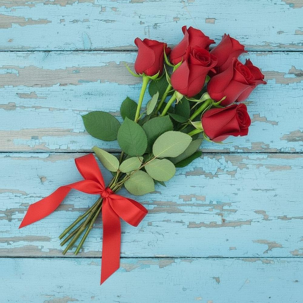 Букет Красные розы в Бородинское поле