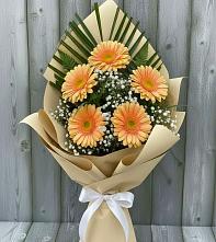 Букет цветов из:  Герберы в Бородинское поле