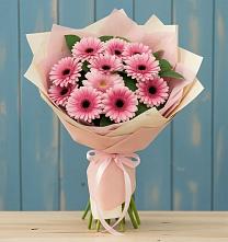 Букет цветов из:  Герберы в Бородинское поле