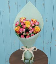 Букет цветов из:  Розы #REPLACE_PRED# Бородинское поле